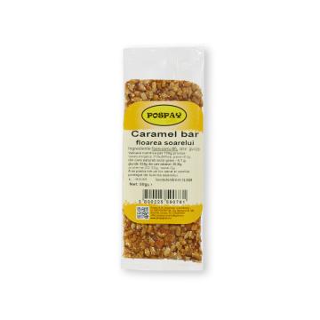 Caramel bar floarea soarelui 50g