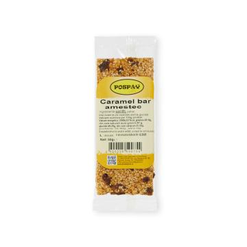 Caramel bar susan si stafide 50g