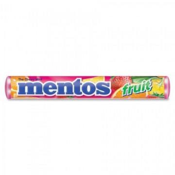 Caramele Mentos Caramelo 38g, fructe
