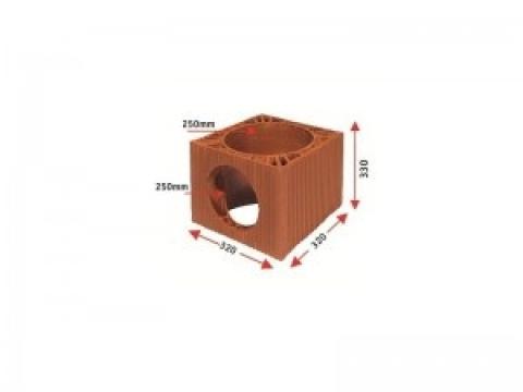 Caramida de cos Kebe 250x250x330 lateral