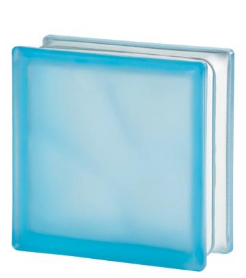 Caramida de sticla azur pentru interior sau exterior