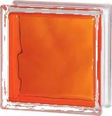 Caramida de sticla colorata prin injectie Orange