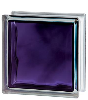 Caramida de sticla violet pentru interior, culoare intensa