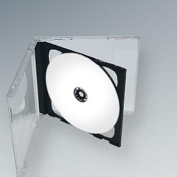 Carcasa CD Dubla interior negru sau transparent