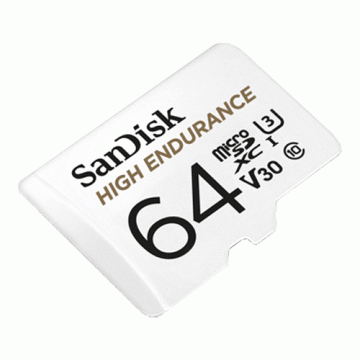 Card MicroSD 64GB, High Endurance - SanDisk SDSQQNR-06