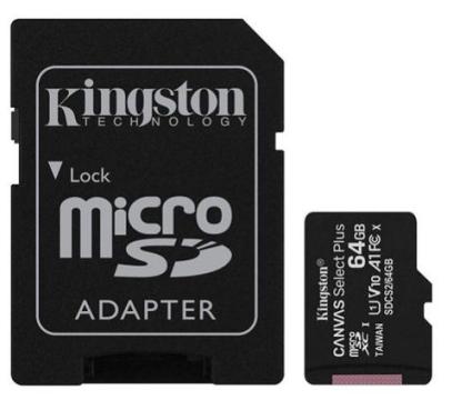 Card de memorie Kingston Canvas Select Plus Micro-SDXC 64GB