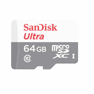 Card de memorie SanDisk Ultra microSD, 64GB Clasa, SDSQUNR-0