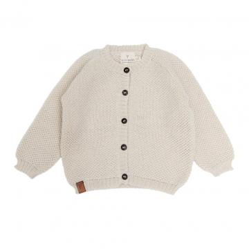 Cardigan din lana organica de baby alpaca