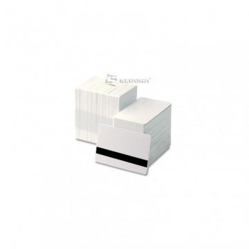 Carduri plastic albe cu banda magnetica 500 buc