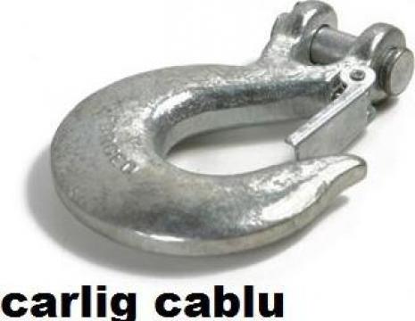 Carlig cablu troliu auto