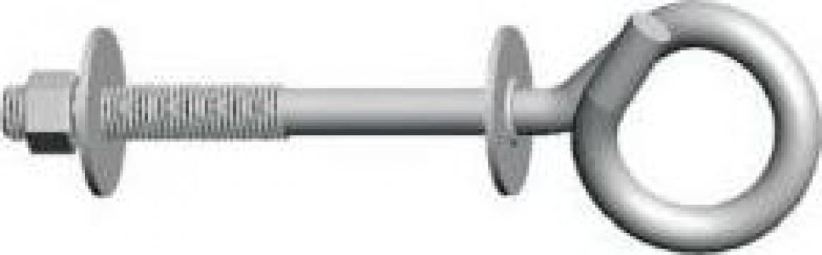 Carlig hinta cu filet metric M10x220 mm