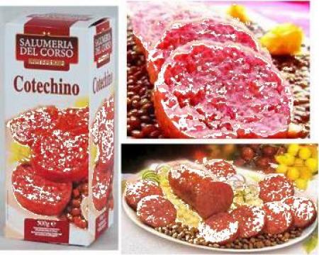 Carnat proaspat din carne de porc Cotechino italian