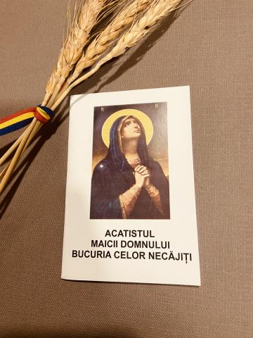 Carte, Acatistul Maicii Domnului Bucuria celor necajiti