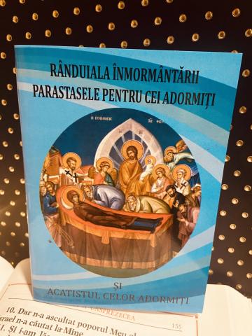 Carte, Randuiala inmormantarii - parastasele acatist