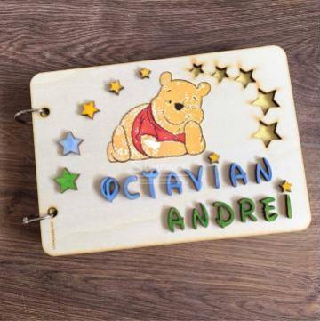 Carte de oaspeti botez Winnie the Pooh