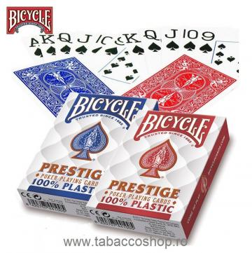 Carti de joc Bicycle Prestige Red 100% Plastic