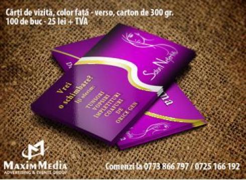 Carti de vizita - set de 100 buc.