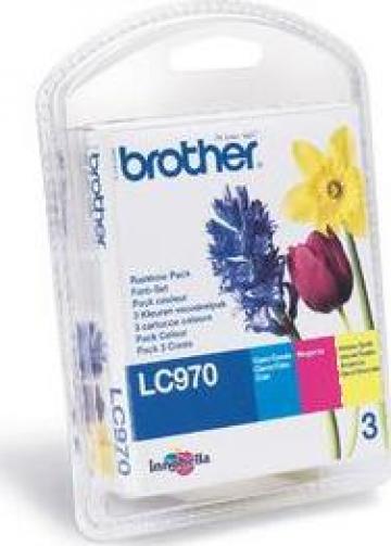 Cartus imprimanta cerneala Original Brother LC970RBWBP