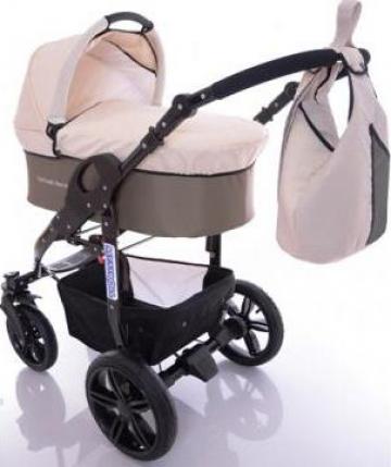 Carucior copii 3 in 1 diamond sand beige Mystroll