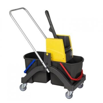 Carucior curatenie Vermop Aquva, 2*17 litri cu storcator