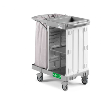Carucior hotelier Alpha 2300-05, roti cauciuc 125mm