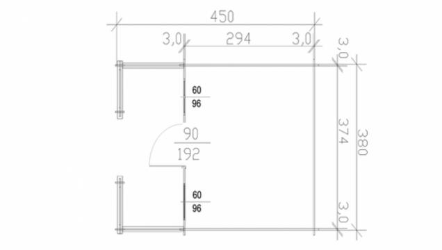 Casa de vacanta din lemn Zemplen 300