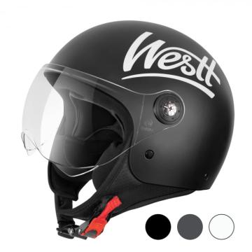 Casca protectie moped neagra marimea M