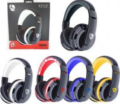 Casti audio wireless bluetooth mx666 handsfree