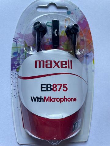 Casti cu microfon Maxell EB 875 In-Ear