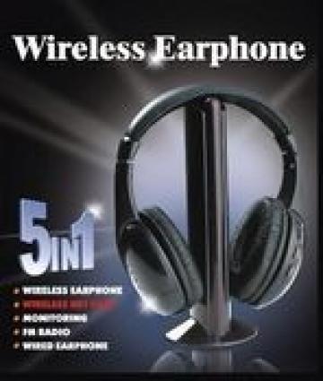 Casti wireless HI-FI 5 in 1