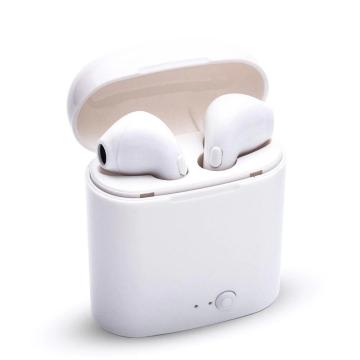 Casti wireless cu acumulator i7 MiNi cu incarcare USB