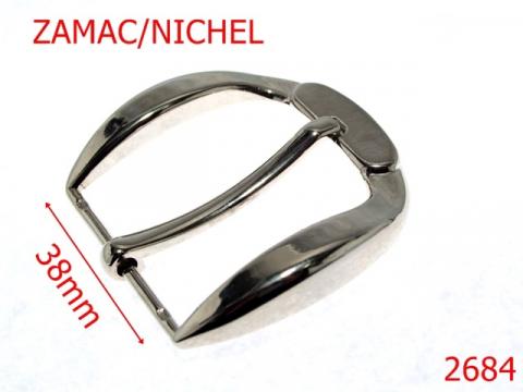 Catarama curea barbati 38 mm nichel 6B7 2684