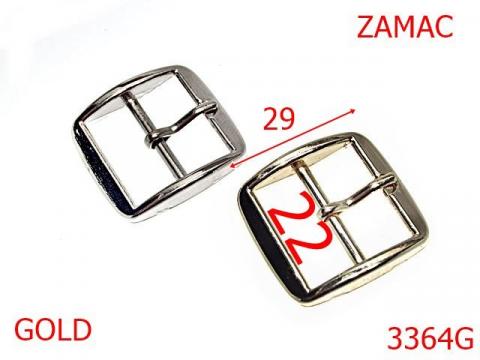 Catarama poseta 22 mm gold 7L6, 3364G