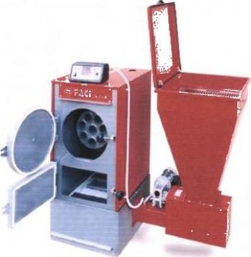 Cazan industrial cu combustie mixta din otel
