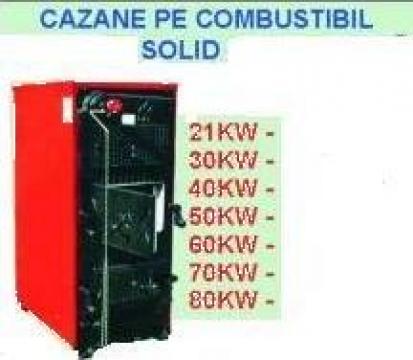 Cazan pe combustibil solid