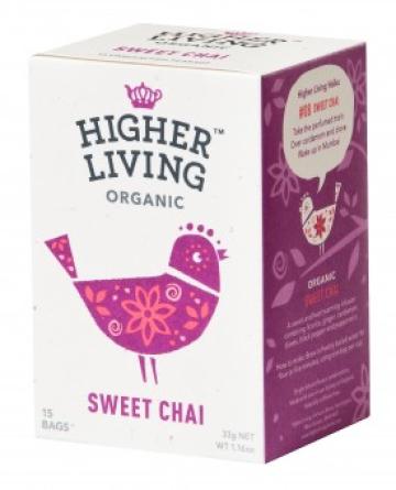 Ceai Sweet Chai eco, 15 plicuri, Higher Living