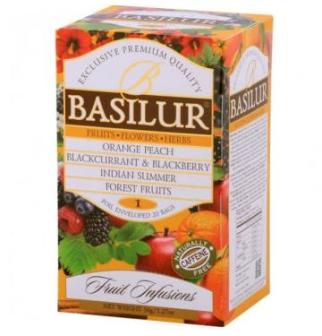 Ceai de fructe plic 2 Basilur Assorted Fruit Infusions Vol.1
