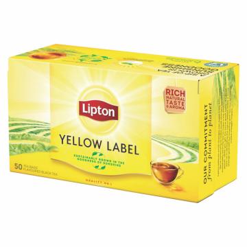 Ceai negru Lipton Yellow Label 50x2g
