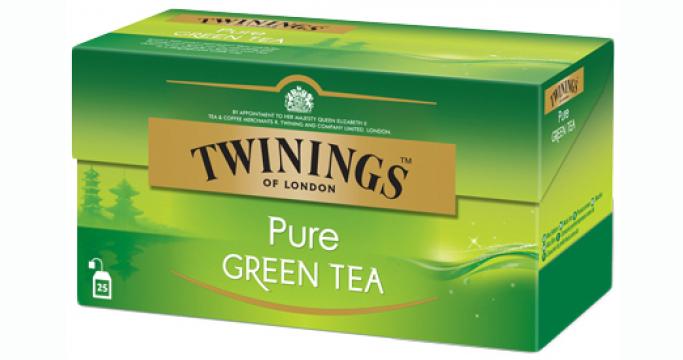 Ceai verde Twinings Pure Green Tea 25x2g