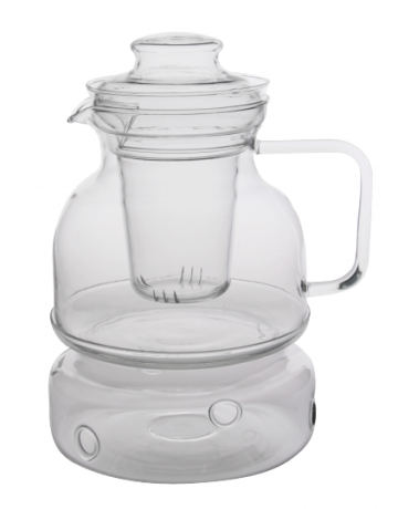 Ceainic cu filtru si incalzitor 1,5l Wol