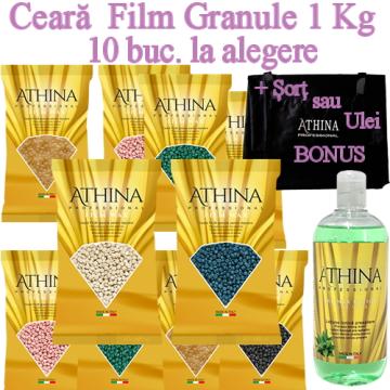 Ceara film granule elastica 1kg - Athina 10 buc la alegere