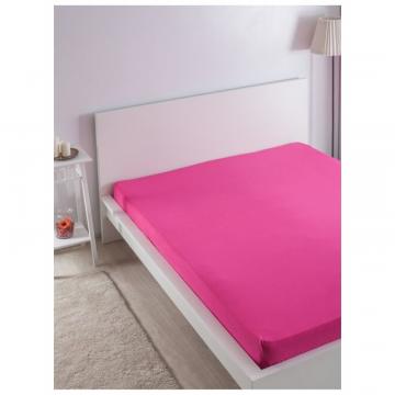 Cearceaf cu elastic fucsia