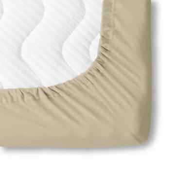 Cearceaf de pat cu elastic dimensiuni 100x200x30 100% bumac