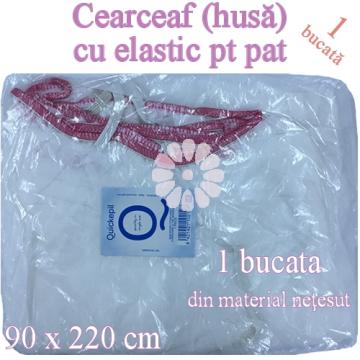 Cearceaf (husa) cu elastic pentru pat - Quickepil