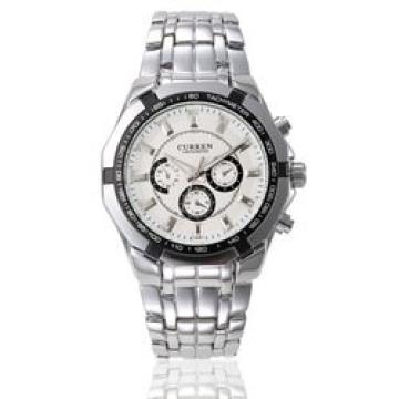 Ceas barbatesc Curren 8084 argintiu