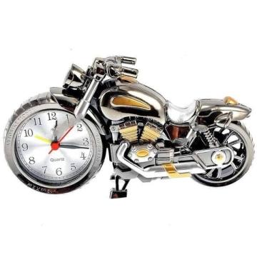 Ceas de masa vintage cu alarma, in forma de motocicleta