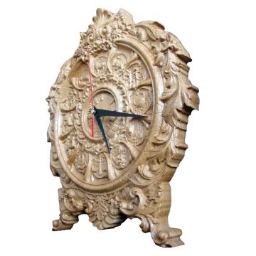 Ceas sculptat Zodiac 26x32 cm