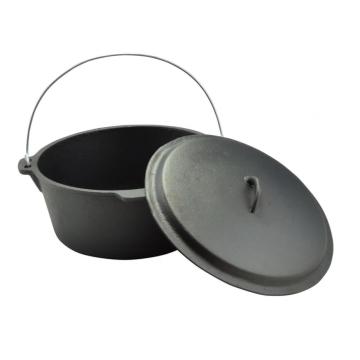 Ceaun fonta cu capac 7,2 L - ideal pentru gatit traditional