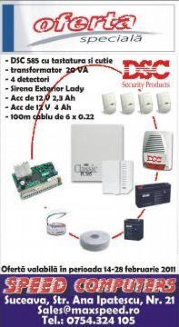 Centrala alarma PC585 + tastatura 585