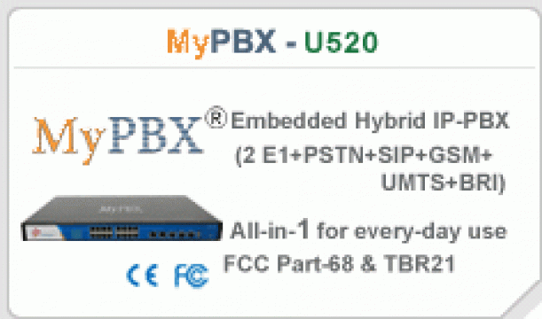 Centrala telefonica MyPBX U520